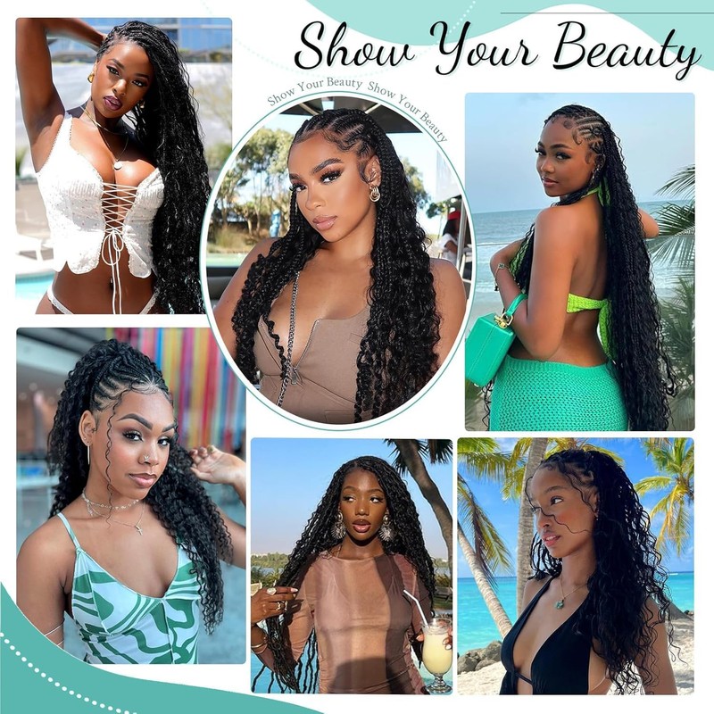 Human Braiding Hair for Boho Braids Human 110g 20 Inch
