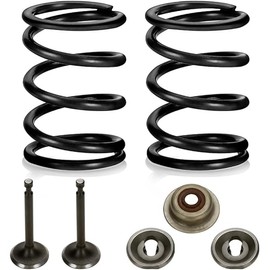 FVRITO 26lb Valve Springs with Retainer Kit for Predator 212cc 196cc 224cc GX160 GX200 Non Hemi 5.5HP 6.5HP OHV Clone Engine Powerhorse Coleman CT200U BT200X Mini Bike Go Kart Performance Parts