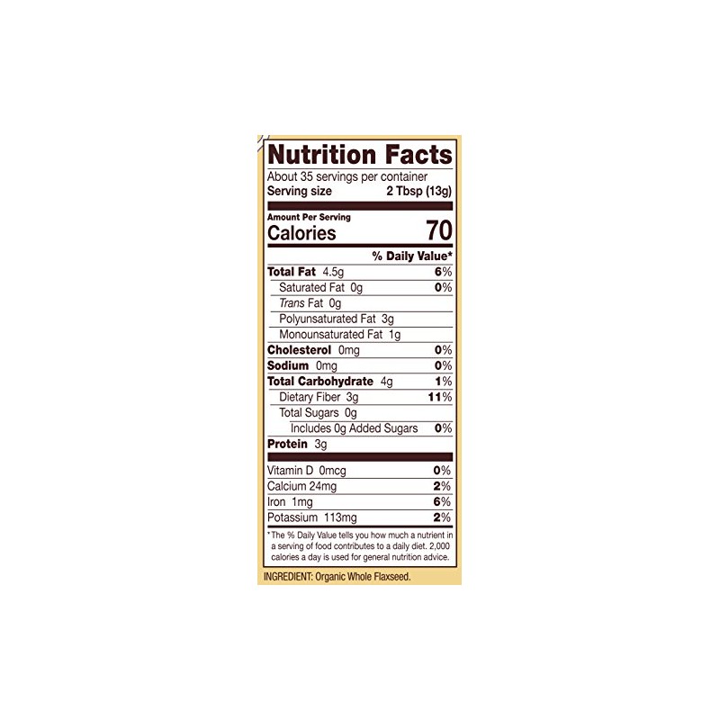 Bob's Red Mill Organic Flaxseed Meal, 16oz (Pack of 1)