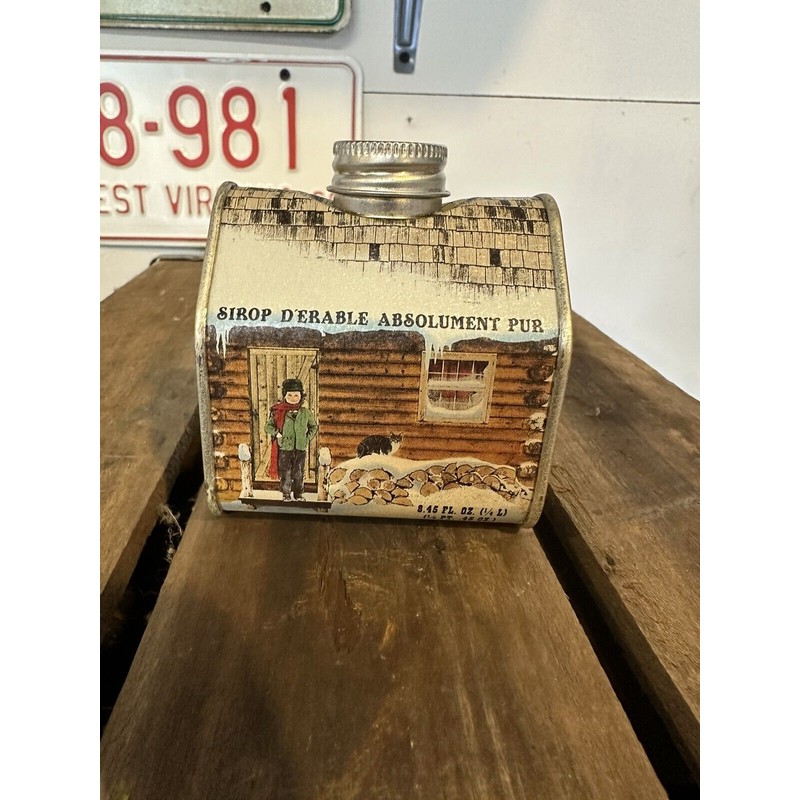 Unbranded New Old Stock - 1984 Pure Maple Syrup Log