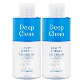Deep 1+1 딥 클린 립앤아이 리무버 300ml 메이크업 클렌징 대용량 1+1 Deep Clean Lip and Eye Remover 300ml Large Capacity Makeup Cleanser [Basic product]