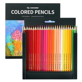 WILSHIN Colored Pencils 48 Count Artist Quality-Coloring Book Colored Pencil Set for Adults and Children