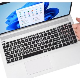 Keyboard Cover for HP 15.6" Laptop15-dw 15-dy 15-ef 15-cc/cs 15t-dw400 15-dy5033dx 15-dy5131wm 15-dy5073dx 15-dy5399nr dy5599nr 15-dy2703dx dy2702dx 15-ef2099nr 15-ef2130wm 15-dw1083wm Skin,Black