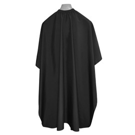 Hair Cutting Cape - Waterproof Salon Barber Cape Cloth Hairdressing Nylon Gown Unisex Black Haircut Apron for Hair Styling,Cutting and Coloring - 47 x 59 Inches