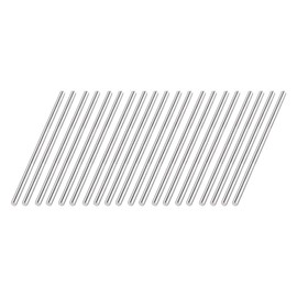 sourcing map 20pcs 3mm x 75mm 304 Stainless Steel Solid Round Bar for DIY