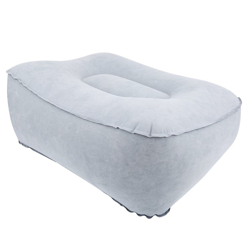 Cushion for Footrest, Flocking, Comfortable Inflatable Cushion with Footrest and