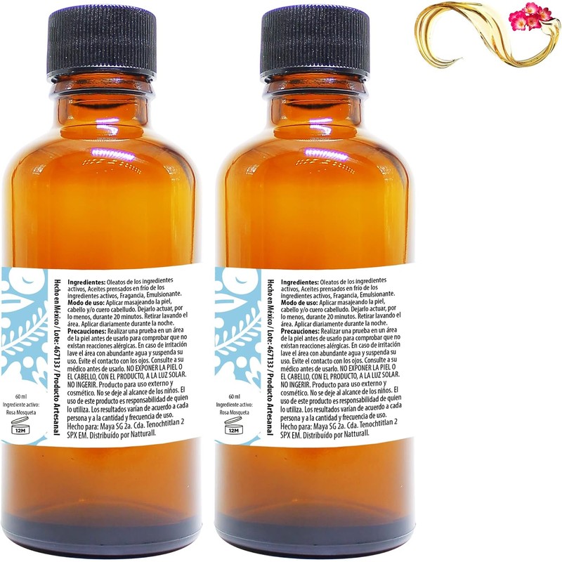 Pauete de 2 aceites de ROSA MOSQUETA 60 ml cada