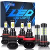 AUIMSOCO LED Light Bulb High-Low + FogLight Bulbs For Chevy