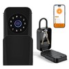 Smart Key Lockbox, Weatherproof & Portable Key Safe Outdoor, Master
