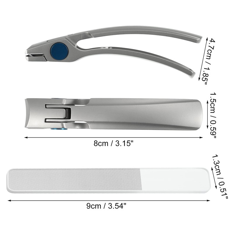 VOCOSTE Portable Stainless Steel Nail Clippers for Nail Care Nail
