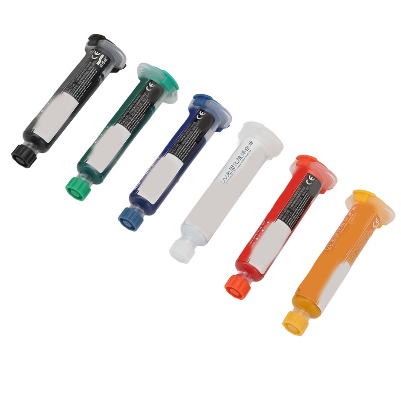 6Pcs Solder Mask Ink UV Light Curing Solder Mask Ink