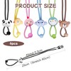 ZGDEIWGF Pack of 6 children's glasses cords, children's glasses chains,