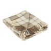 DII Stone Farmhouse Plaid Throw