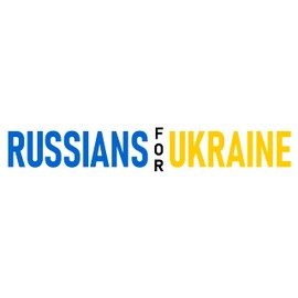 Russians For Ukraine Bumper Sticker - Show Your Support Russians Against the War