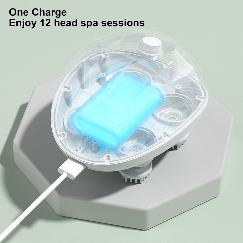 Electric Head Massager Handheld Vibrating Multi Functional Kneading Relaxation Portable