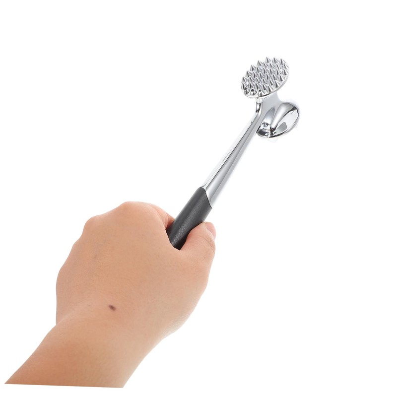 BIUDECO Heavy Duty Meat Tenderizer Mallet Zinc Alloy Meat Pounder