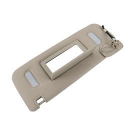 SEBLAFF Gray Sun Visor with Mirror Left Driver Replacement for 2007-2014 Silverado Tahoe Yukon Suburban Escalade 22850306