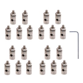 20 PCS Dia 1.3mm Adjustable RC Airplane Pushrod Connector Linkage Stopper for Model Aircraft DIY Replacement Parts