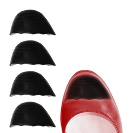 Mowyem 2 PairsShoe Filler for Too Big Shoes Women,Shoe Size Reducer Toe Inserts to Make Shoes Fit Tighter,Shoe Spacers Insert for Women Men (Black Round16)