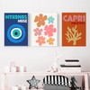 Preppy Ornament,Aesthetic Canvas Wall Art Prints Stuff Things,Set of 6