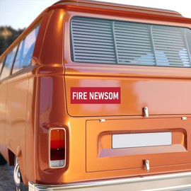 Fire Newsom Sticker Recall California Governor Gavin Newsom