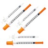 GLUCO-CARE 1 ml/cc Syringes 27G x 1/2’’ (12.7mm), Orange Cap,