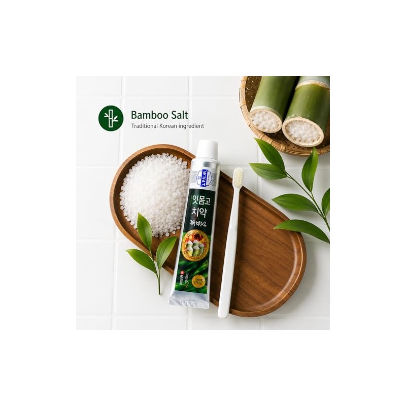 Pasta de dientes Itmomgo con sal de bambú coreana, 4,23