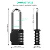 Locker Padlock, Combination Padlock, BeskooHome 4 Digit 6.5cm Long Shackle