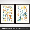 A4 Large Dinosaur Posters and Alphabet Chart - Little Boys