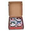 4Pcs Christmas Scented Candles Gifts Set Soy Wax Plant Oil