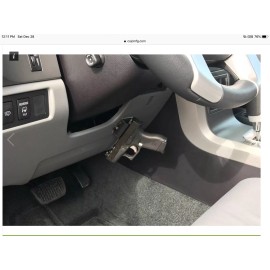 CoJo MAGNETIC Surface Mounted Gun Holster  for Car, Home, Office ( CoJo Brand )