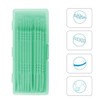 Double-Sided Plastic Toothpicks, Toothpick Brush, Pack of 240 Disposable Interdental