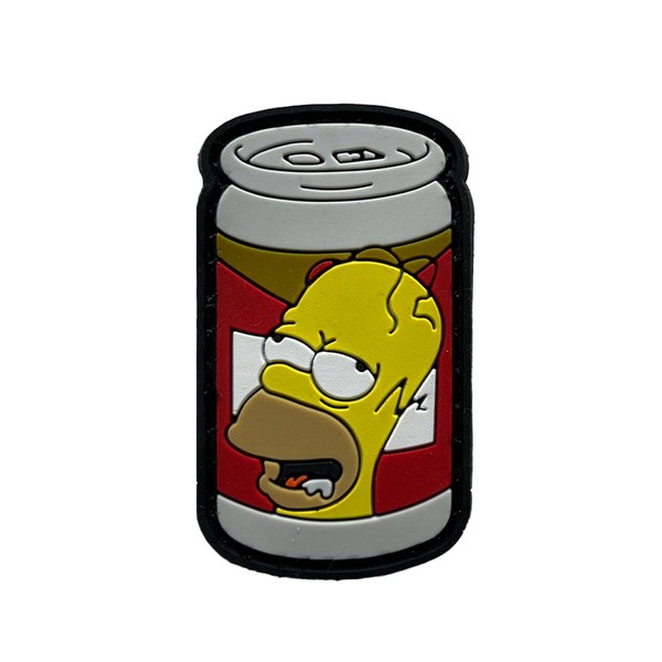 Homer Simpson Drinking Buddies PVC Morale Patch