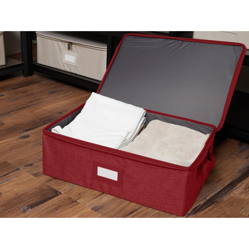Covermates Keepsakes Zip-Top Storage Box Set, 3 Pack Heavy Duty