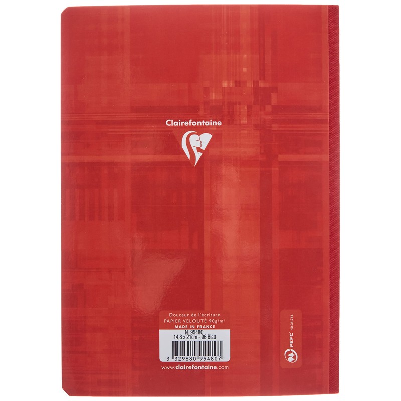 Clairefontaine 8809C Index Book Assorted Colours DIN A5 (96 Blatt)