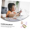 OHPHCALL 1 Set Paper Quilling Kit Paper Strips DIY Craft