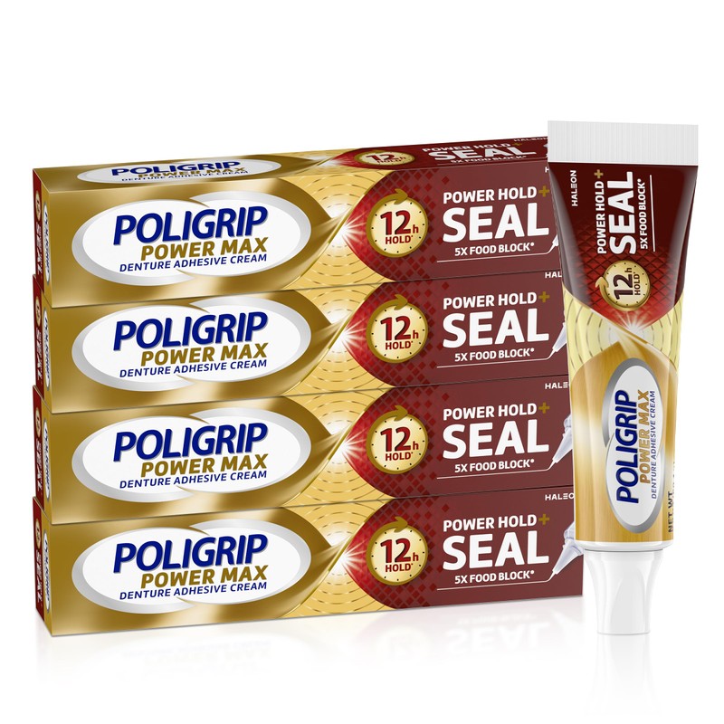 Super Poli-Grip - Power Max Crema Adhesiva para Dentaduras 2.2