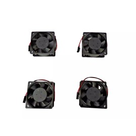 Delta Lot of 4 Delta AFB0624H 24V 0.11A 2-wire double ball cooling fan