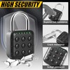 DELSWIN Combination Lock for Locker - 6-Digit Combo Lock Waterproof