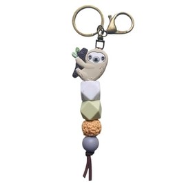 Sloth Keychain Sloth Gifts for Women Men Sloth Keychains Accessories for Car Keys Backpack Purse Charms for Sloth Lovers