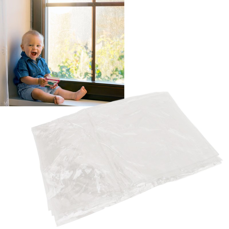 Window Insulation Kit PE Thickened Windproof Reusable Foldable Transparent Tear
