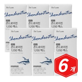 Dr. Lynn WCS Small Molecule Chondroitin Mucopolysaccharide Protein 1200 Max 60 Tablets x 6 Lactoferrin Sulfate / 닥터린 WCS 저분자 콘드로이친 뮤코다당 단백 1200 맥스 60정 x 6개 황산 락토페린