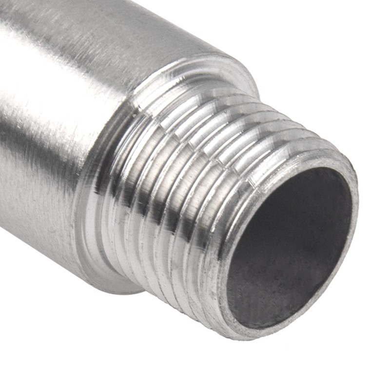 Rrina 304 Stainless Steel Shower Head Extension Arm G1/2 Male