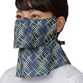 [YAKeNU UV CUT MASK] Sun Protection Face Cover Yakenu Cool (Snap Type) (Neon Yellow), neon-yellow