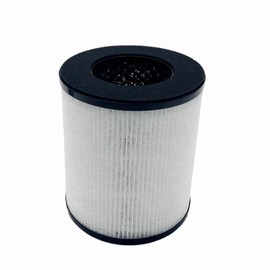 Slirceods (2-Pack) H13 True HEPA Replacement Filter Compatible with Tenergy Renair, Cool-Living CL-6070A, Beaba, Tredy TD-1300 HEPA Air Filter Purifer for Home Large Room (white TD1300)