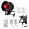 Home Alarm Set, 7-Piece Set with 115 dB, Motion Sensor,