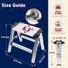 FOLDDEX Foldable Step Stool | Metal Folding Step Stool, 330