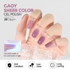 GAOY- Esmalte de uñas en gel Jelly Nude Purple, 16