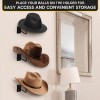 Burius 9 Pcs Helmet Holder Wall Mount Reliable Cowboy Hat