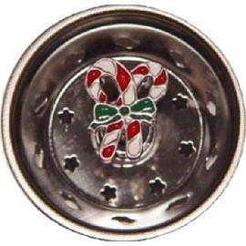 Candy Canes Enamel Novelty Kitchen Sink Strainer